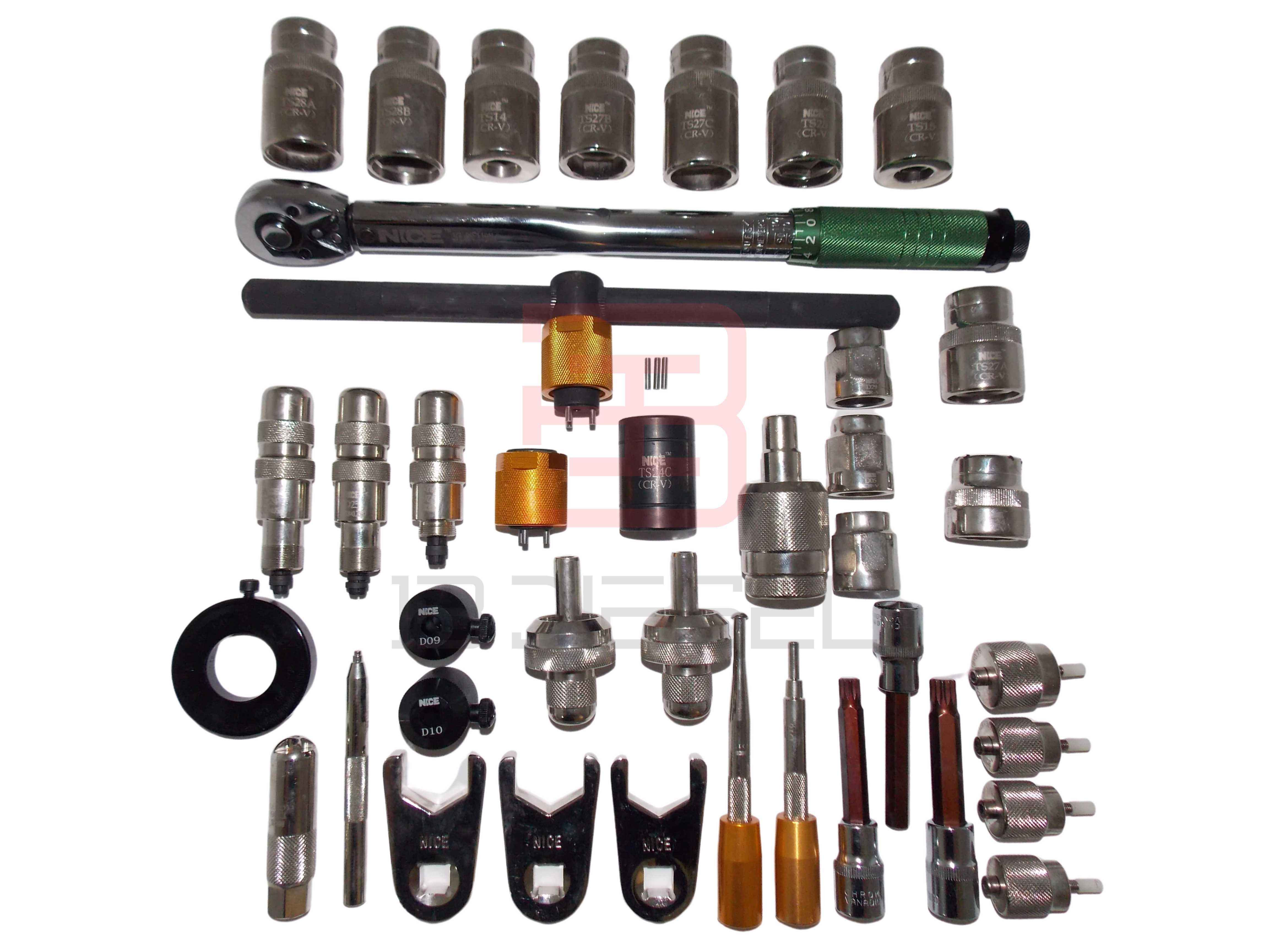 KIT B FERRAMENTAS PARA INJETORES COMMON RAIL | IB DIESEL